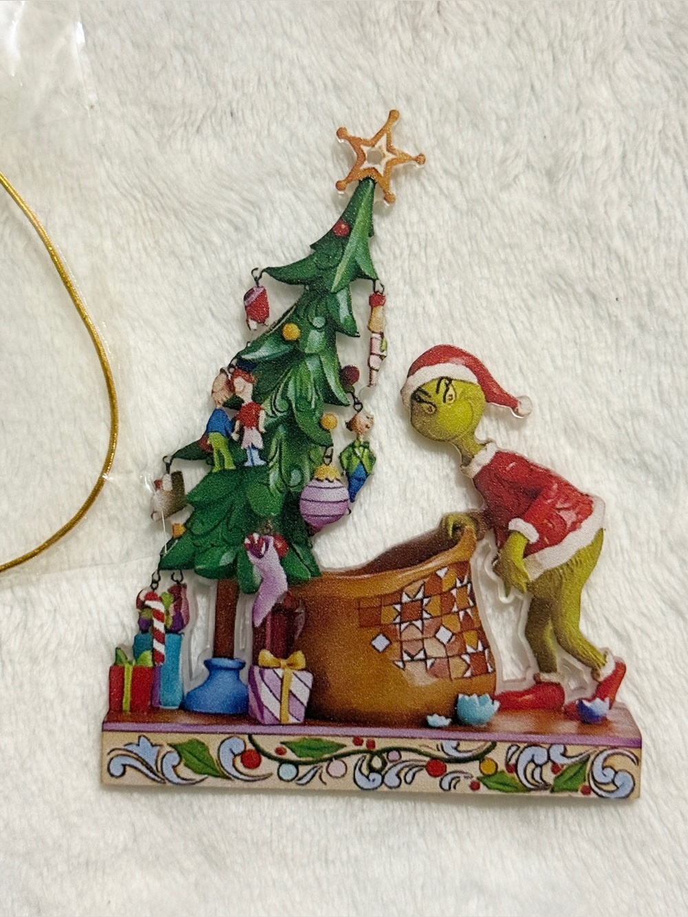 Grinch Shatterproof Acrylic Holiday Ornament